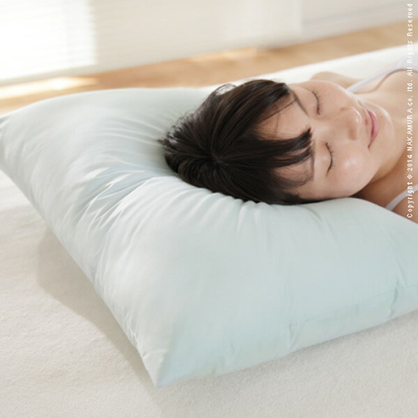 【返品OK!条件付】いつも清潔！洗える 防ダニ枕 コンフォール 43×63cm 90400013-BL...