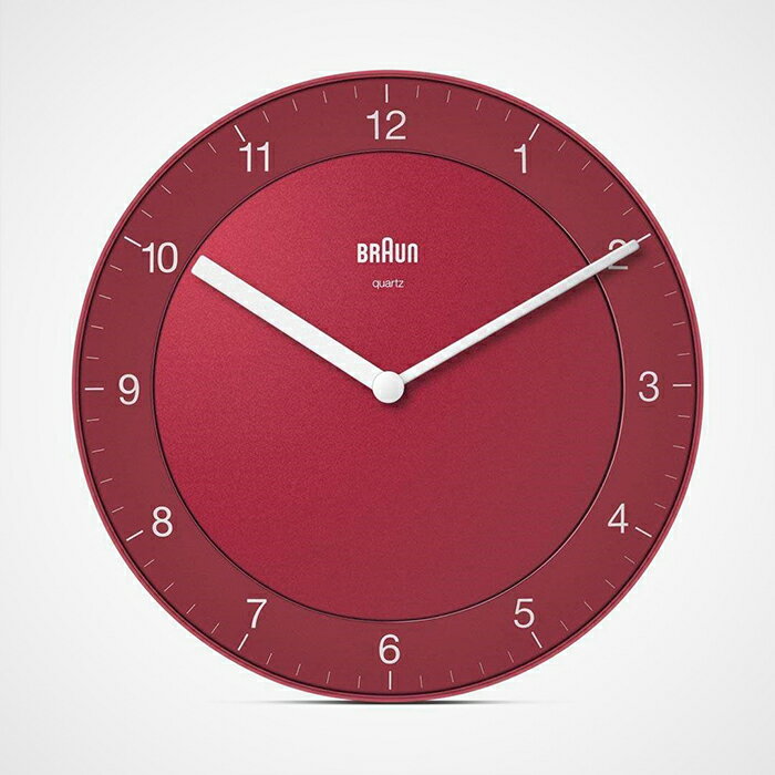 【返品OK!条件付】ブラウン クロック 壁掛け時計 Wall Clock BC06R アナログ ウォールクロック BRAUN【KK9N0D18P】【60サイズ】