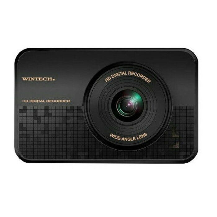 【返品OK!条件付】WINTECH ドライブレコーダー 1カメラドライブレコーダー HD画質 スーパーキャパシタ仕様 DR-S1HD ブラック【KK9N0D18P】【60サイズ】