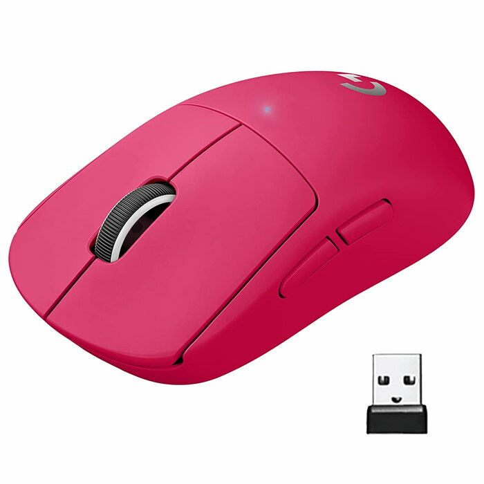 【返品OK!条件付】ロジクール PRO X SUPERLIGHT ワイヤレス ゲーミングマウス G-PPD-003WL-MG マゼンタ【KK9N0D18P】【60サイズ】
