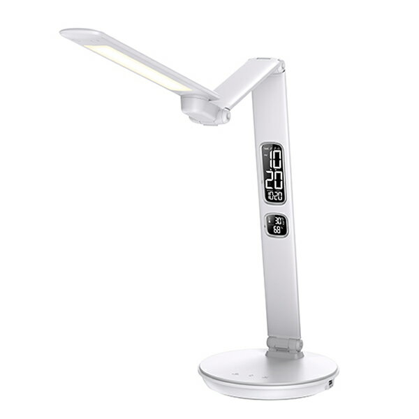 【返品OK!条件付】MotoM モトム LED マルチリフラクションデスクライト 3関節タイプ 白 GST008W 目にやさしい照明 オリンピア照明【KK9N0D18P】【100サイズ】