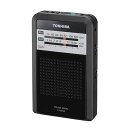 【返品OK!条件付】東芝 LEDライト付きポケットラジオ TY-APR5-K ブラック FM/AM【KK9N0D18P】【60サイズ】