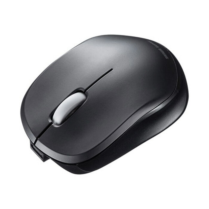 【最大1000円OFFクーポン！3月11日1:59まで】【返品OK!条件付】サンワサプライ 静音BluetoothブルーLEDマウス 充電式 MA-BBS308BK ブラック【KK9N0D18P】【60サイズ】