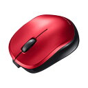 【返品OK!条件付】サンワサプライ 静音BluetoothブルーLEDマウス 充電式 MA-BBS308R レッド【KK9N0D18P】【60サイズ】(2)