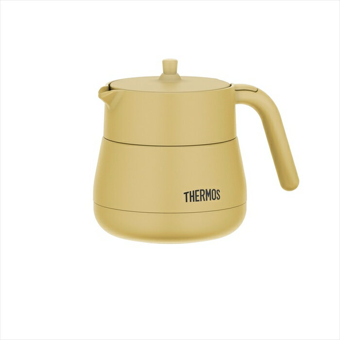 【返品OK!条件付】サーモス 470ml 真空断熱ティーポット ストレーナー付 TTE-450-BE ベージュ【KK9N0D18P】【60サイズ】