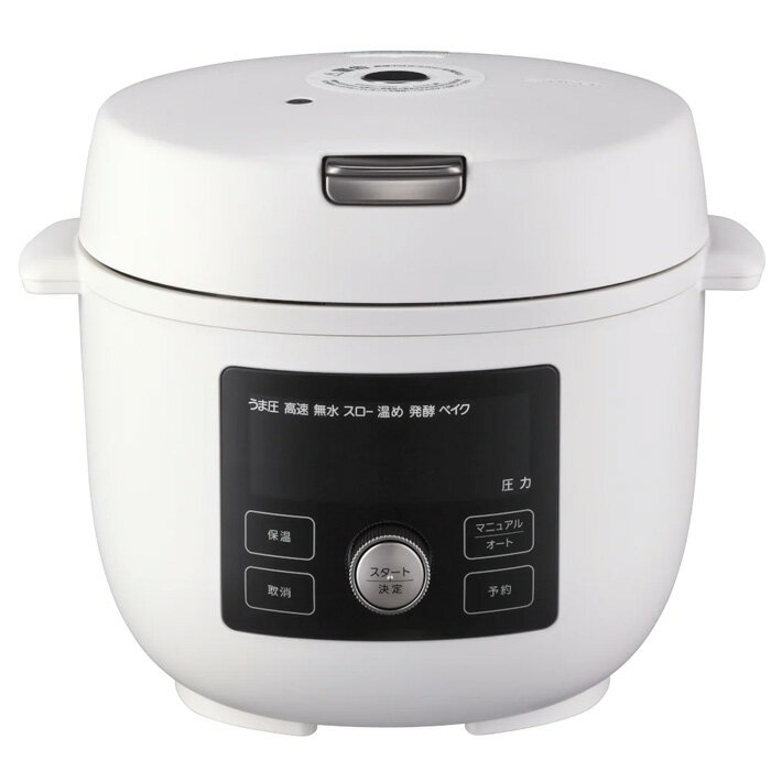 【返品OK!条件付】タイガー 電気圧力鍋 TIGER COOKPOT タイガークックポット COK-A220-WM マットホワイト 100周年記念モデル 炊飯器 3合 圧力調理 一人暮らし【KK9N0D18P】