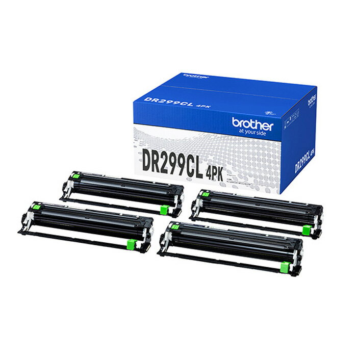 Rakuten - 【返品OK!条件付】ブラザー 純正 ドラムユニット ドラム4個入りパック DR299CL-4PK (対応型番:HL-L3240CDW、MFC-L3780CDW) brother【KK9N0D18P】