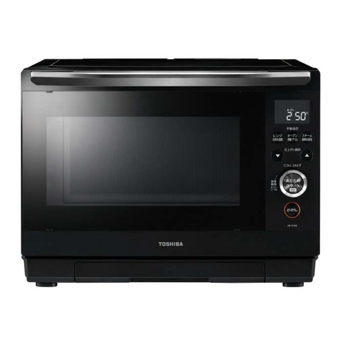 【新品】【※お一人様一台限り】【先着10名様!タイムセール】【楽天スーパーSALE】東芝 オーブンレンジ 石窯ドーム 過熱水蒸気 26L ER-YD90-K ブラック 電子レンジ 東芝オーブンレンジ石窯ドーム フラット 過熱水蒸気オーブンレンジ【KK9N0D18P】のサムネイル