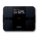 【返品OK!条件付】オムロン 体重体組成計 カラダスキャン スマホ連動 体脂肪率 内臓脂肪レベル 体重計 KRD-608T2-BK 登録人数4人【KK9N0D18P】