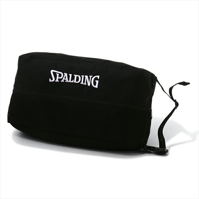 【返品OK!条件付】【正規販売店】スポルディング バスケットボール シューズバッグ ブリーズ SPALDING ポリエステル 42-005BK ブラック バスケ シューズ入れ 靴入れ バッシュ バッグ 正規品【KK9N0D18P】