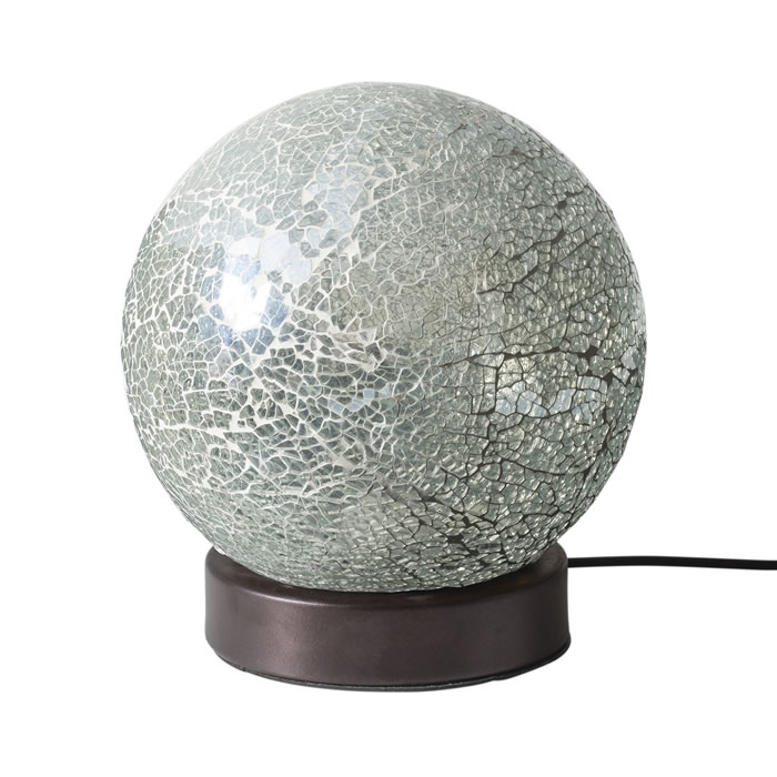 【返品OK!条件付】イシグロ モザイクLEDランプ ボール型 ホワイト インテリアライト I-21484 ホワイト インテリア ライト オシャレ 照明 モザイク LED ランプ【KK9N0D18P】