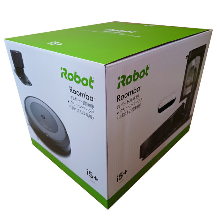 【返品OK!条件付】アイロボット ロボット掃除機 ルンバ i5+ 自動ゴミ収集機 クリーンベース付属 Roomba i5+ I555860 iRobot ロボットクリーナー アプリ 音声アシスタント お掃除ロボット ロボット型 掃除機 掃除 自動 清掃 ペットの毛 段差感知【KK9N0D18P】