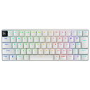 【最大1000円OFFクーポン!6月11日1:59まで】【返品OK!条件付】Logicool G PRO X 60 LIGHTSPEED ワイヤレス ゲーミングキーボード タクタイル G-PKB-60-001TCWH ホワイト ロジクール プロ仕様 ミニキーボード GXオプティカルスイッチ 無線 Bluetooth【KK9N0D18P】(2)