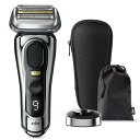 【返品OK!条件付】ブラウン メンズシェーバー シリーズ9 Pro+ 充電スタンド&シェーバーケース付き 9516s-V メタリックシルバー 深剃り 顔そり ム...