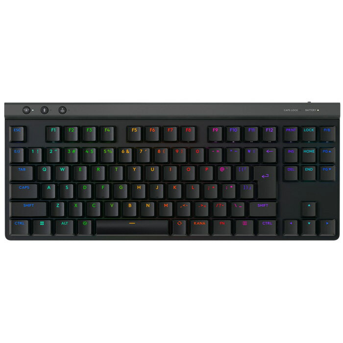 【返品OK!条件付】ロジクール G515 LIGHTSPEED TKL ワイヤレス ゲーミング キーボード G515-WL-TCBK ブラック 日本語配列 タクタイル 薄型 無線 充電式【KK9N0D18P】