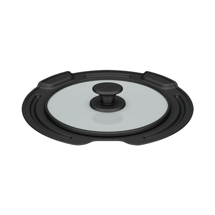 【返品OK!条件付】サーモス 取っ手のとれる鍋専用フタ KLJ-020-BK ブラック 20cm対応【KK9N0D18P】