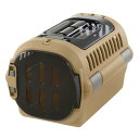 リッチェル ペットキャリー Sサイズ ダブルドア キャンピングキャリーファイン ダブルドア S R-4945680562027 ブラウン 超小型犬・小型犬・猫・うさぎ用 ハードタイプ お出かけ 移動 外出 通院【KK9N0D18P】