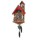 【返品OK!条件付】リズム ハト時計 掛け時計 クオーツカッコークロック 報時付 カッコーチロリアンR 4MJ732RH06 ブラウン 和紙製の本格ふいご機構 インテリア クラシック ギフト 贈り物 アナログ【KK9N0D18P】(3)
