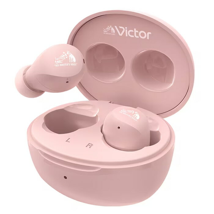 Rakuten - 【返品OK!条件付】ビクター 完全ワイヤレスイヤホン HA-A6T-P ピンク Victor JVC IPX4 防滴仕様 小型軽量サイズ【KK9N0D18P】