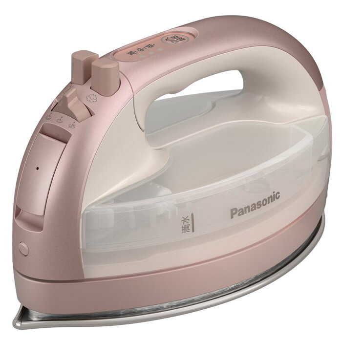 【返品OK!条件付】パナソニック コードレススチームアイロン NI-WL709-PC ピンクベージュ Panasonic Wヘッドで前後左右かけやすい 上質なか...