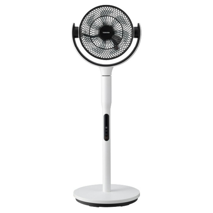 【返品OK!条件付】東芝 サーキュレータ— TFC-23Y28-W ホワイト DCモーター リモコン付き イオン 3D首振り 7枚羽根 風量9段階 自然風モード 切/入タイマー 省エネ【KK9N0D18P】