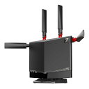 【返品OK!条件付】バッファロー Wi-Fiルーター Wi-Fi 7対応トライバンドルーター ハイパフォーマンスモデル AirStation WXR9300BE6P ブラック BUFFALO 6GHz 5GHz 2.4GHz 無線LANルーター【KK9N0D18P】(2)