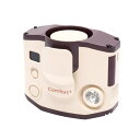 【返品OK!条件付】クマザキエイム 扇風機 Comfort+ 多機能携帯ファン ブワット AFW-4B クリームベージュ Buwatto ハンズフリー 風量3段階調整 最長18時間使用可能 LEDライト付き スマホ充電も可能【KK9N0D18P】