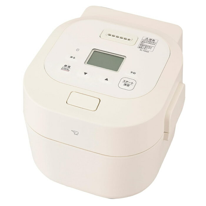 【返品OK!条件付】象印 自動調理なべ ホーロー電気調理なべ EL-NS23-CA クリーム ガス火・IH対応 焼き煮込み【KK9N0D18P】