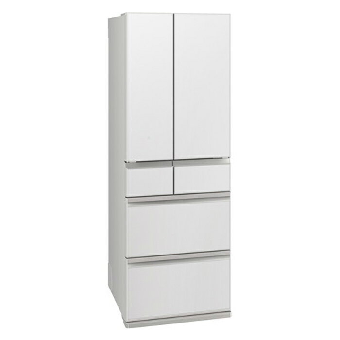 【返品OK!条件付】【配送＆設置無料】三菱電機 冷蔵庫 495L フレンチドア 観音開き 6ドア WZシリーズ MR-WZ50M-W グランドリネンホワイト ガラスドア 両開き 大容量 大型 省エネ【KK9N0D18P】