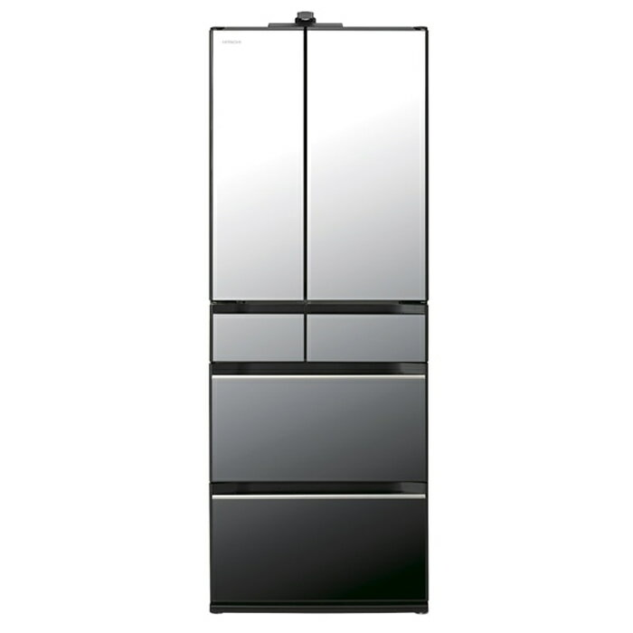 【返品OK!条件付】【配送＆設置無料】日立 冷蔵庫 617L フレンチドア 観音開き 6ドア HXCCタイプ R-HXCC62X-X クリスタルミラー【KK9N0D18P】