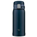 【返品OK!条件付】象印 水筒 0.36L ステンレスマグ SM-SF36-AD ネイビー 保温 保冷 360ml 軽量 コンパクト ワンタッチオープン 飛び散...