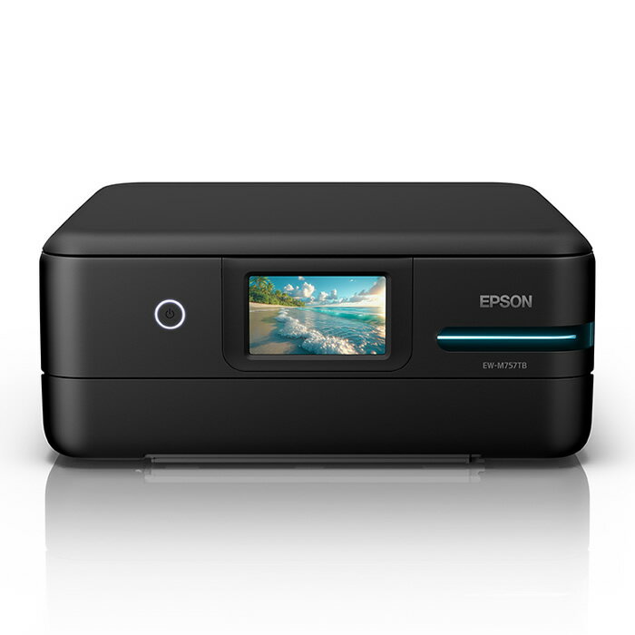 【返品OK!条件付】エプソン インクジェットプリンター エコタンク搭載モデル A4対応 EW-M757TB ブラック EPSON インクジェット複合機 プリント コピー スキャン スマホ対応 無線LAN 自動両面印刷【KK9N0D18P】