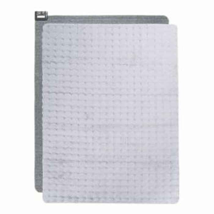 【返品OK!条件付】広電 ホットカーペット 約3畳 洗えるファー素材カバー VWU301UH-HMF グレー 無地 電..