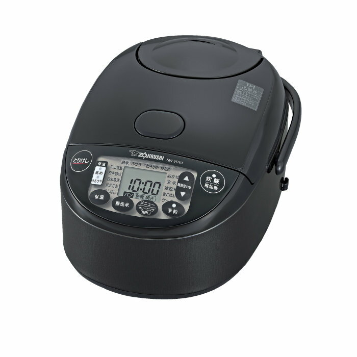 【返品OK!条件付】象印 炊飯器 5.5合炊き IH炊飯ジャー 極め炊き 豪熱沸とうIH NW-VR10-BA ブラック 保温 無洗米 玄米 白米炊き分け 新生活 【KK9N0D18P】(2.0)