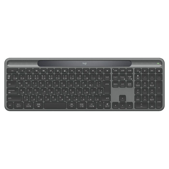 【返品OK!条件付】logicool ワイヤレスキーボード Signature Slim Solar+ wireless keyboard K980 ロジクール K980GR グラファイト ワイヤレス キーボード Bluetooth【KK9N0D18P】