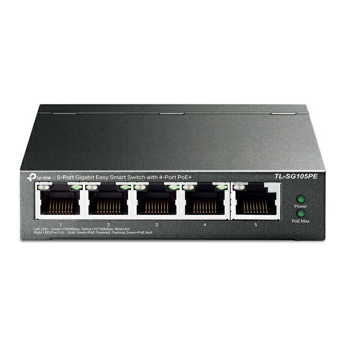 Rakuten - 【返品OK!条件付】TP-Link ギガビットポート×5 イージースマートスイッチ（PoE+ポート×4） TL-SG105PE【KK9N0D18P】