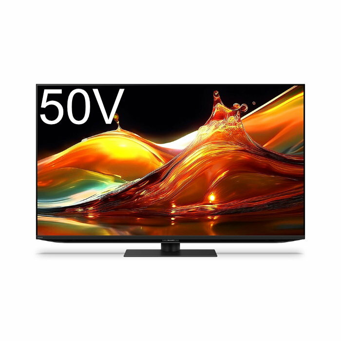 【返品OK!条件付】シャープ 50V型 量子ドット/mini LEDテレビ AQUOS XLED アクオス 4K対応 4T-C50HP2 液晶テレビ Google TV 省エネ 50インチ 外付けHDD録画対応【KK9N0D18P】