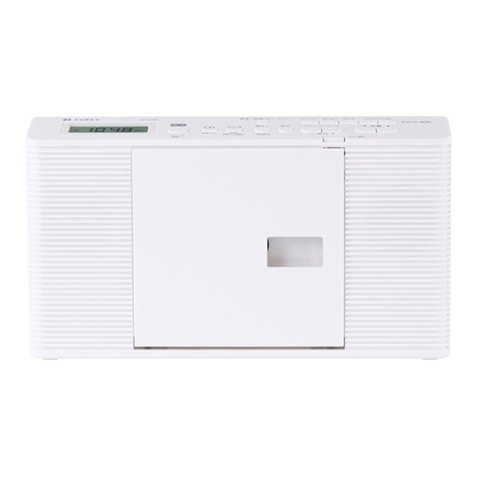 【返品OK!条件付】東芝 CDラジオ AX-CR40-W ホワイト ワイドFM 声くっきり FM/AM イヤホン端子 スリム スリープタイマー【KK9N0D18P】