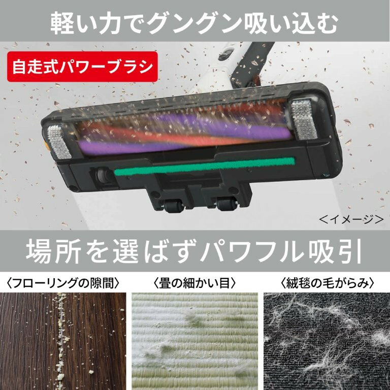 【返品OK!条件付】三菱電機 掃除機 サイクロンクリーナー Be-K ビーケイ TC-ED2F-H メタルグレー キャニスター 自走ブラシ サイクロン式 毛がらみ除去 らくリーニングヘッド【KK9N0D18P】 3