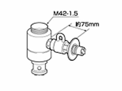【返品OK!条件付】食器洗い機設置用 分岐水栓 CB-SXH7 シングル分岐水栓・INAX社用 【KK9N0D18P】【60サイズ】