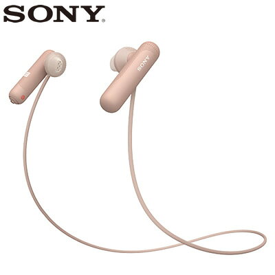 【返品OK!条件付】ソニー ワイヤレスイヤホン ステレオヘッドセット WI-SP500-P ピンク【KK9N0D18P】【60サイズ】