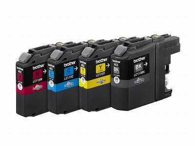 Rakuten - 【返品OK!条件付】ブラザー 純正品 インクカートリッジ 4色パック LC113-4PK【KK9N0D18P】【60サイズ】
