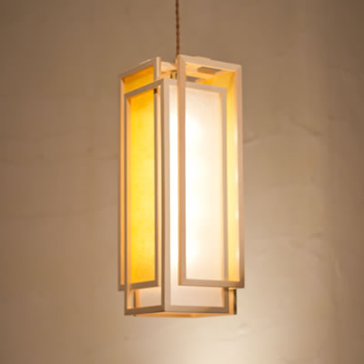 乐天商城 - 【返品OK!条件付】新洋電気 和風照明 和室 ペンダントライト 旬 shun-L 白×山吹 AP850-E【KK9N0D18P】【80サイズ】