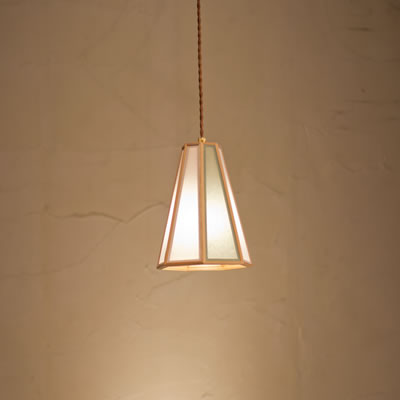 Pendant Lamps - 【返品OK!条件付】新洋電気 和風照明 和室 ペンダントライト 律 ritsu 白×利休鼠 AP851-J【KK9N0D18P】【60サイズ】