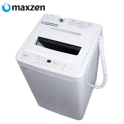 【返品OK!条件付】マクスゼン 6.0Kg 家庭用 全自動洗濯機 JW60WP01WH maxzen 縦型洗濯機 一人暮らし【KK9N0D18P】【200サイズ】