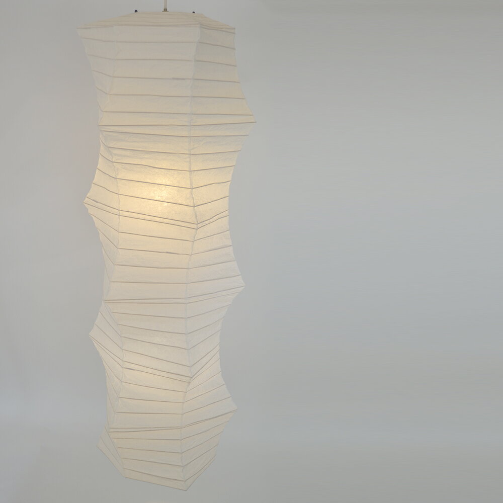 【返品OK!条件付】彩光デザイン 和照明 大型 和紙照明 ペンダントライト 2灯 【電球別売】 揉み紙 日本製 和風照明 SDPN-207 【KK9N0D18P】【120サイズ】