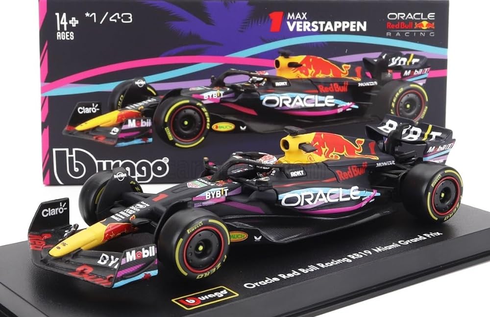 ブラーゴ F1 ミニカー RB19 レッドブル 1/43 マックス・フェルスタッペン TEAM OR ...