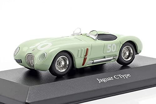 JAGUAR ジャガー C-TYPE ランス・グーGP 優勝 1952 STIRLING MOSS 1/43 ミニカー