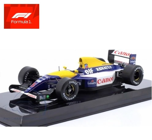 F1 ミニカー 1/24 ウィリアムズ FW14 B ナイジェル・マンセル Williams ワールドチャンピオン 1992 N. Mansell