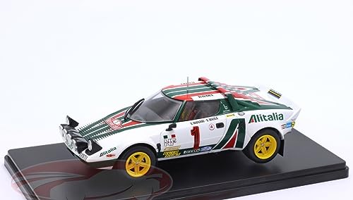 ランチア ミニカー 1/24 LANCIA STRATOS HF #1 ラリーモンテカルロ 1977 優勝 MUNARI, MAIGA ブリスターパック品